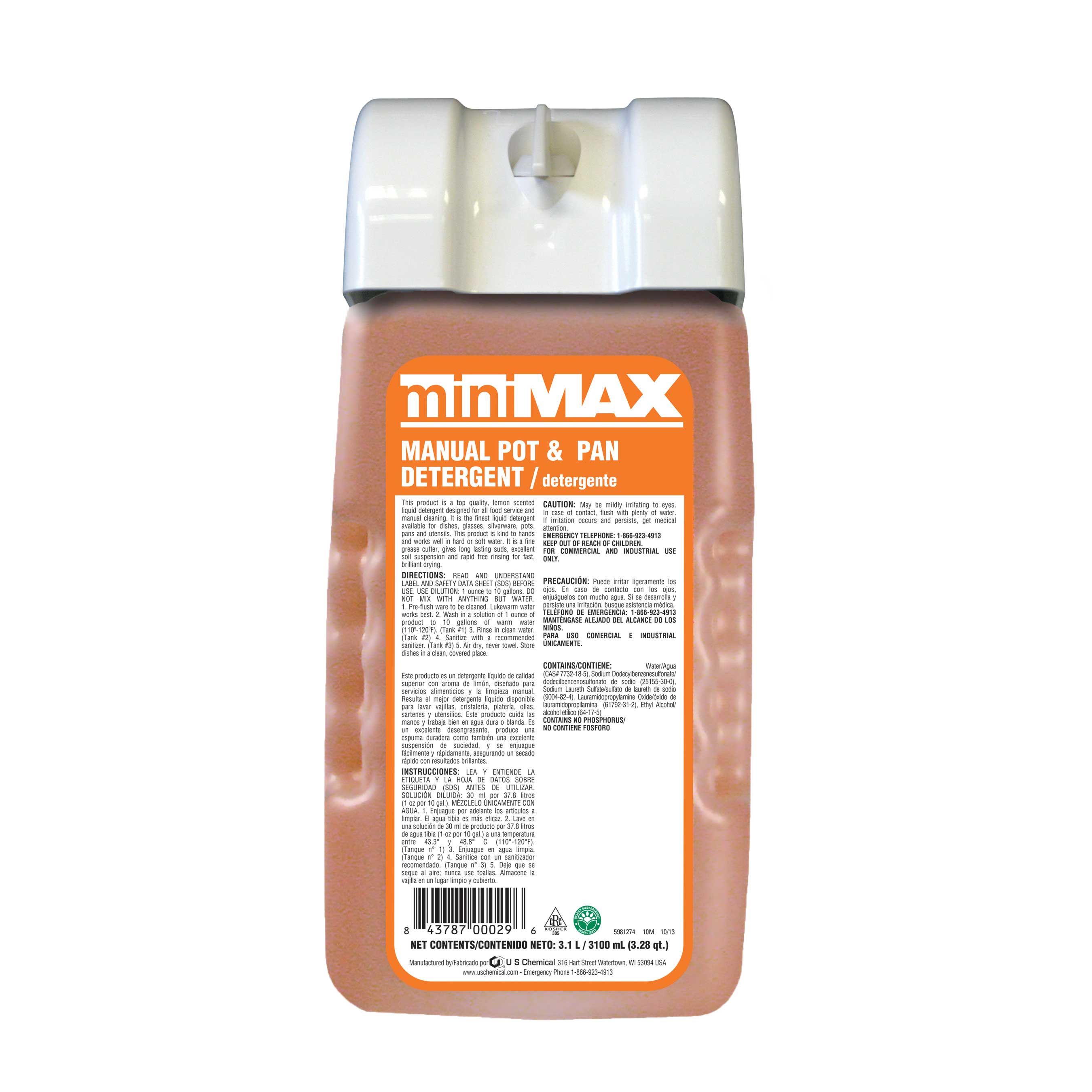 Minimax Pot And Pan Detergent, 3100 Ml -- 2 Per Case