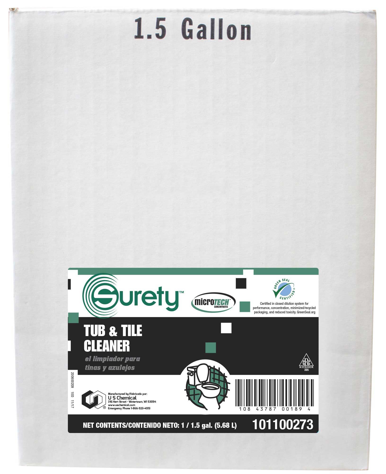 Surety Tub And Tile Cleaner, 1.5 Gallon