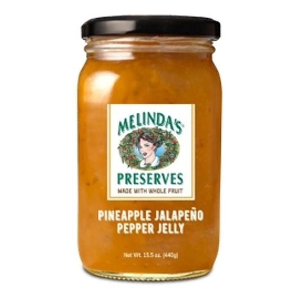 Melinda's Pineapple Jalapeno Whole Fruit Preserves, 15.5 Ounce -- 6 Per Case