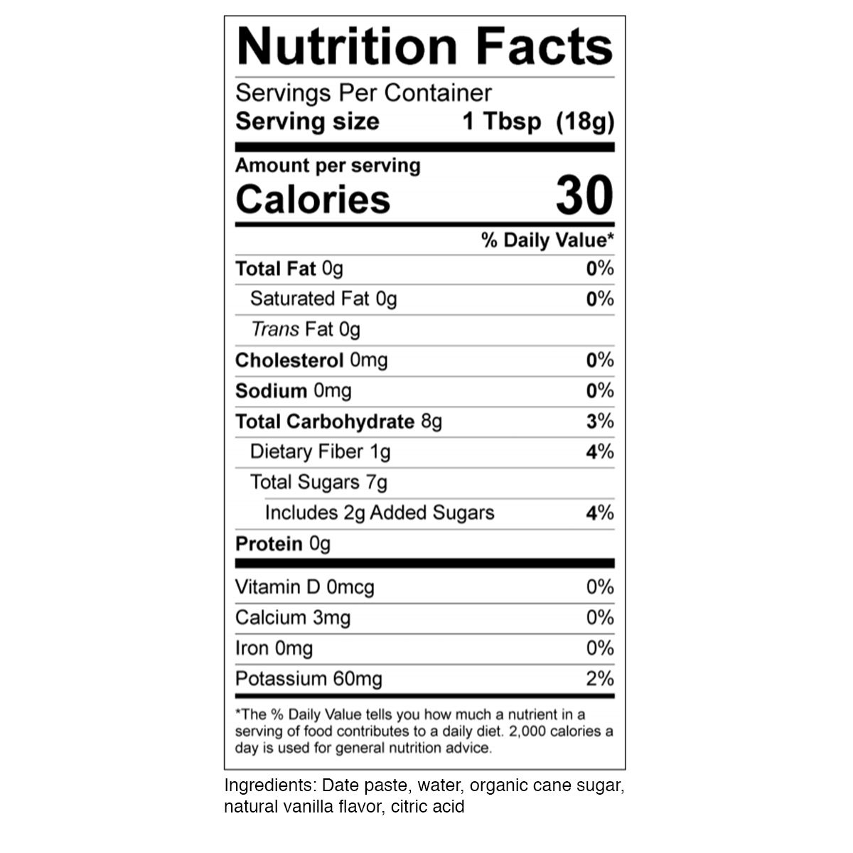 Wanna Date? Vanilla Date Spread, 9 Ounce -- 12 Per Case