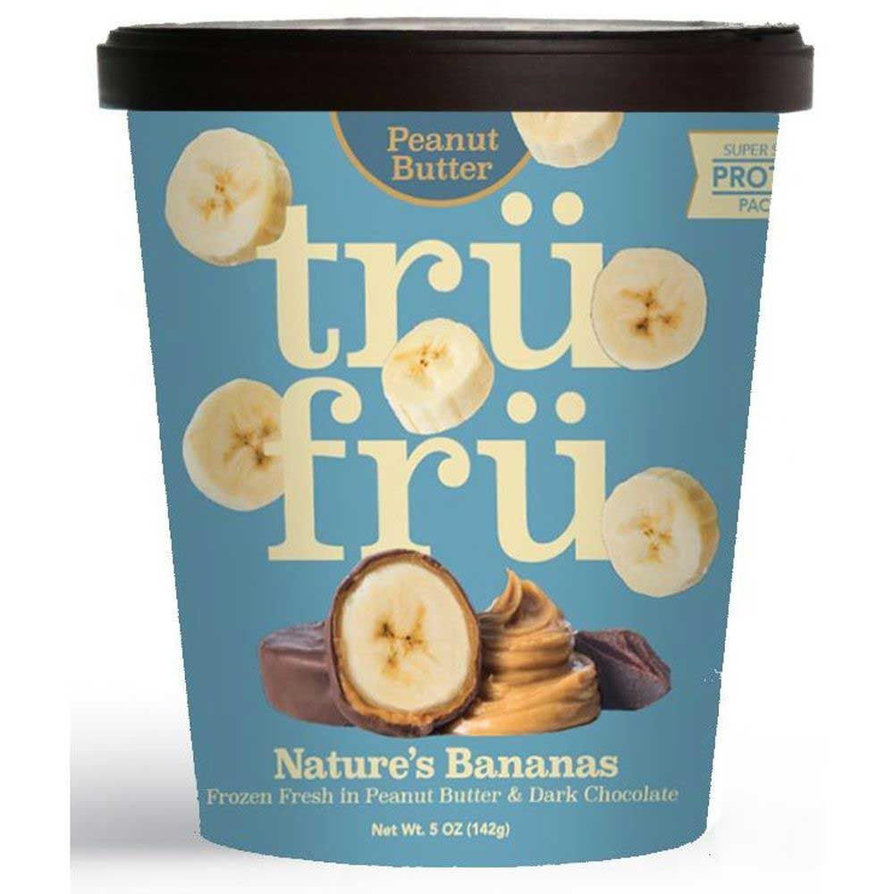 Tru Fru Hyper Chilled Natures Fresh Bananas In Peanut Butter And Dark Chocolate, 5 Ounce -- 8 Per Case