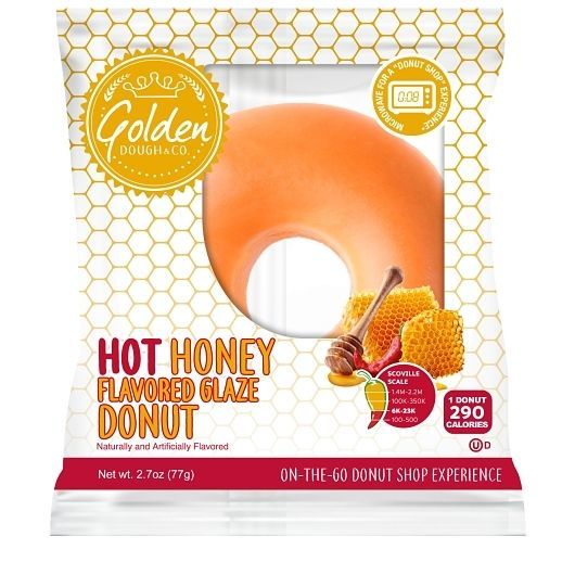Golden Dough Hot Honey Flavored Glaze Donut, 2.7 Ounce -- 112 Per Case