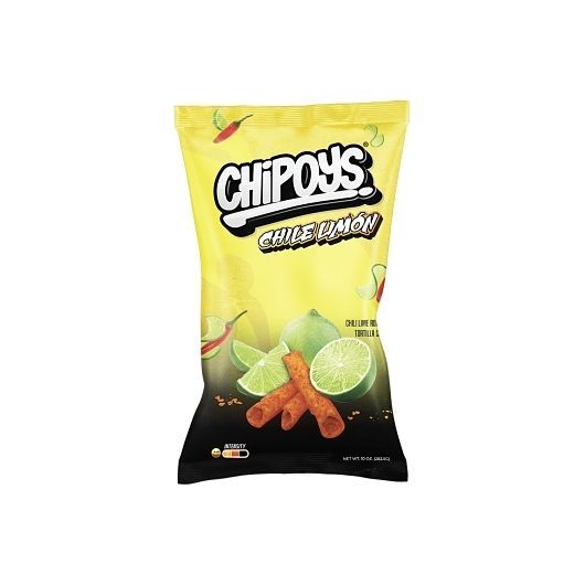 Chipoys Chile Limon Spicy Rolled Tortilla Chips, 10 Ounce -- 12 Per Case