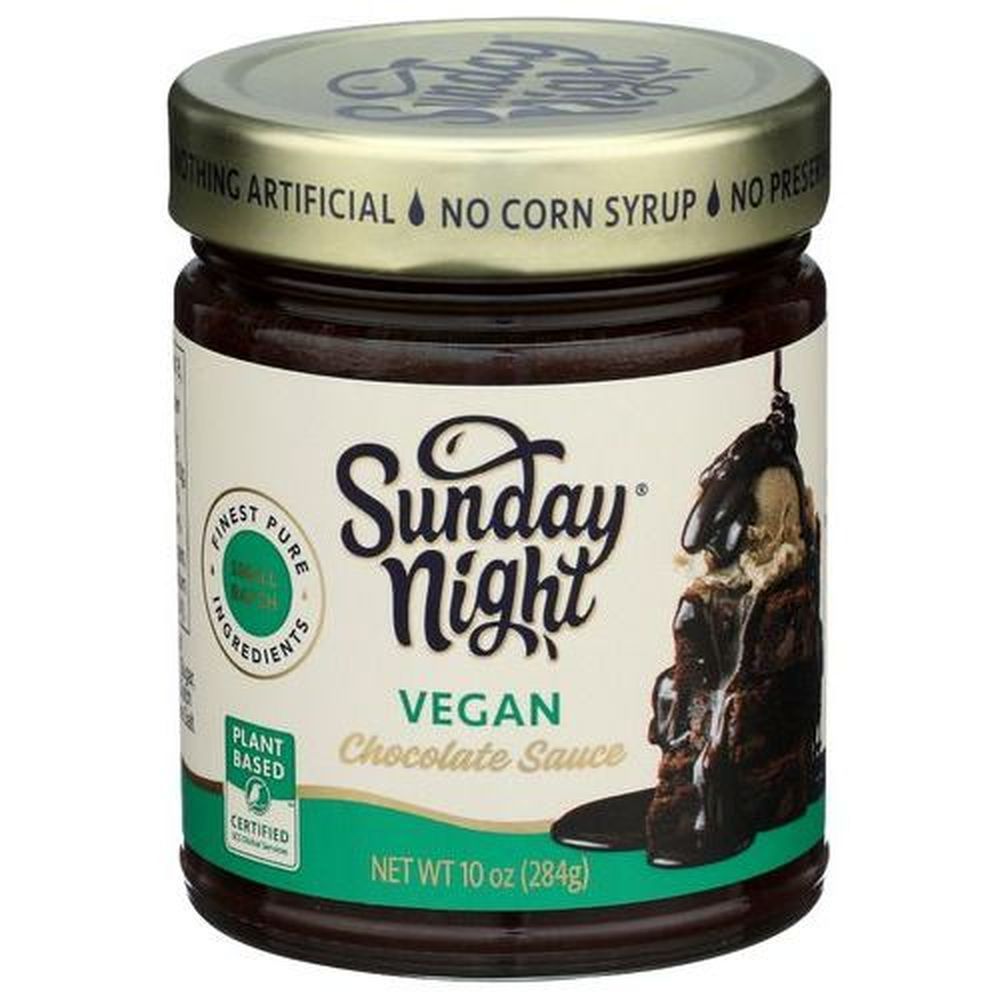 Sunday Night Signature Vegan Chocolate Sauce, 10 Ounce -- 6 Per Case