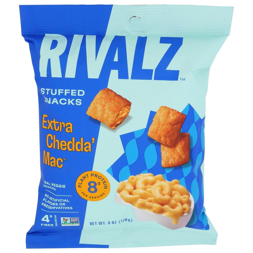 Rivalz Extra Chedda Stuffed Mac, 6 Ounce -- 10 Per Case