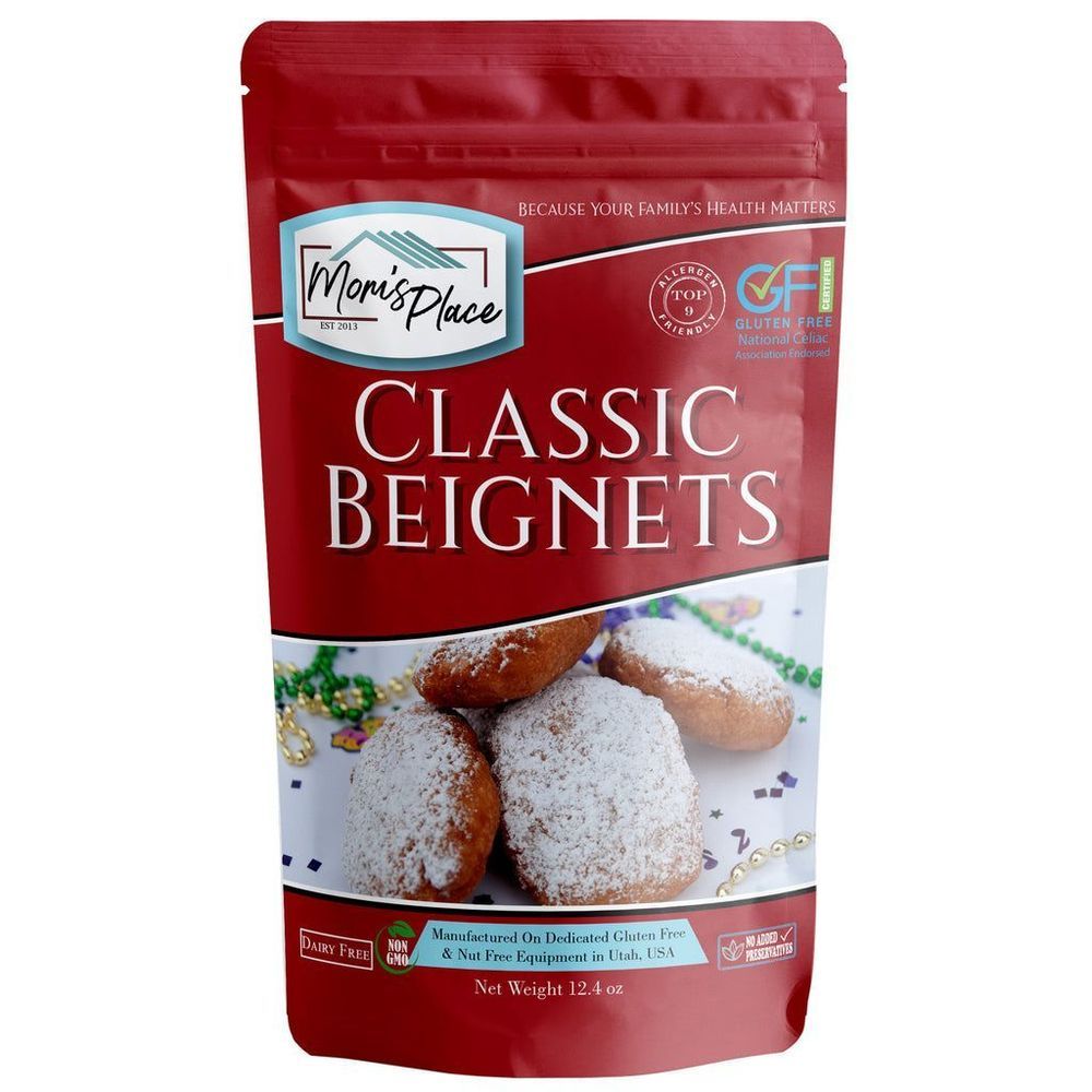 Moms Place Gluten-free Classic Beignet Mix, 12.4 Ounce -- 6 Per Case