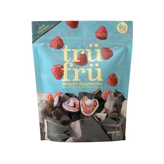 Tru Fru Hyper Dried Dark Chocolate Covered Raspberries, 20 Ounce -- 6 Per Case
