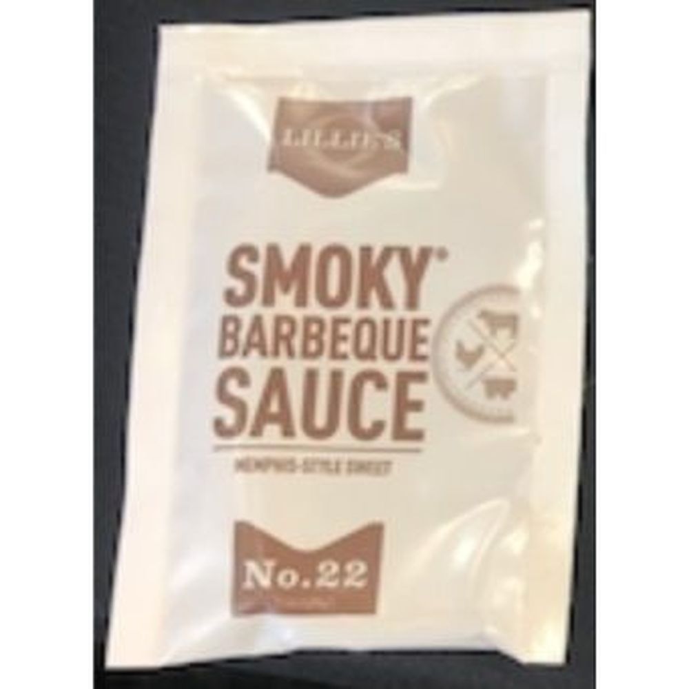 Lillie's Q Smoky Bbq Sauce, 1 Ounce -- 300 Per Case