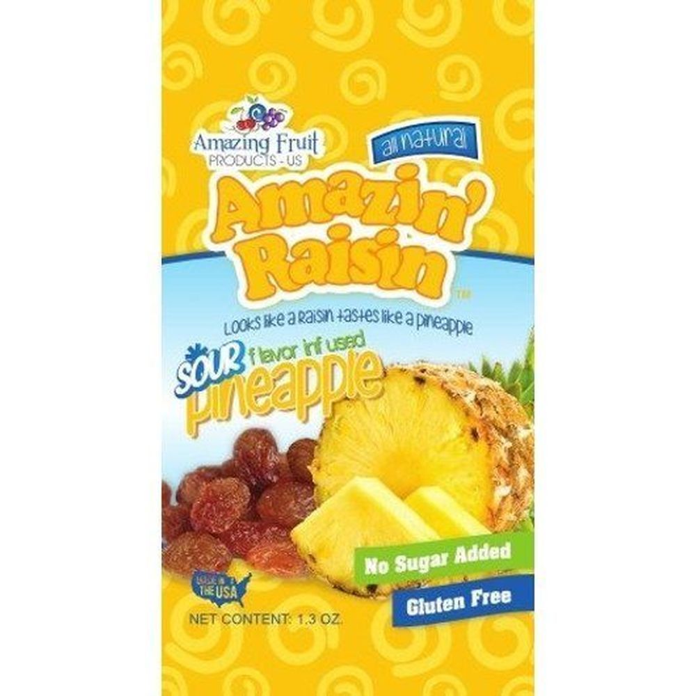Amazin' Raisin Infused Pineapple, 1.3 Ounce -- 250 Per Case