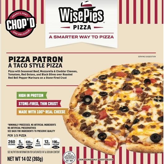 Wisepies Stone Fired 10 Inch Taco Style Pizza Crust, 14 Ounce -- 8 Per Case