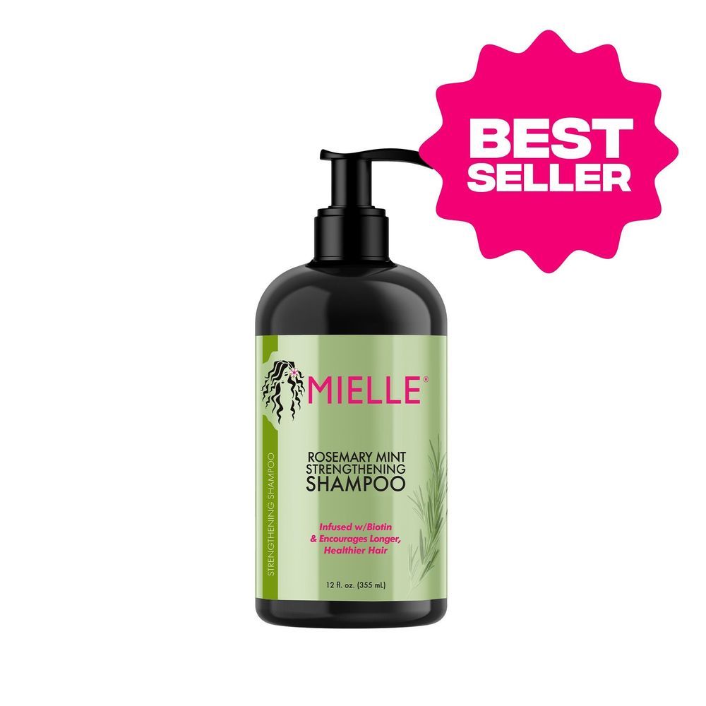 Mielle Organics Rosemary Mint Strengthening Shampoo, 12 Fluid Ounce -- 6 Per Case