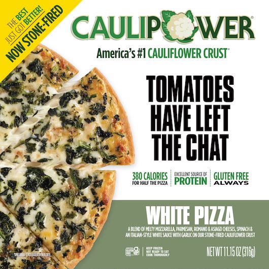 Caulipower White Cauliflower Crust Pizza, 11.15 Ounce -- 8 Per Case