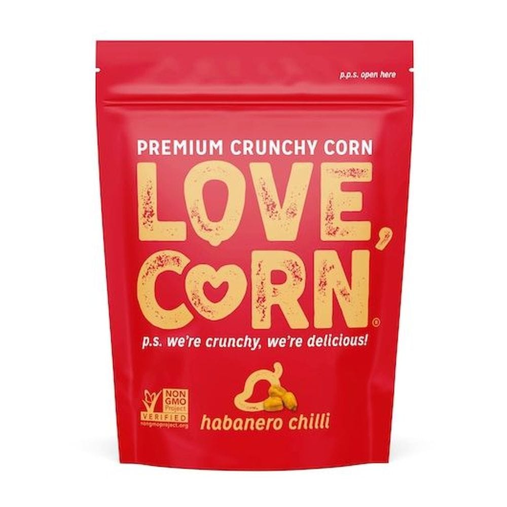 Love Corn Habanero Chilli Premium Crunchy Corn, 4 Ounce -- 12 Per Case