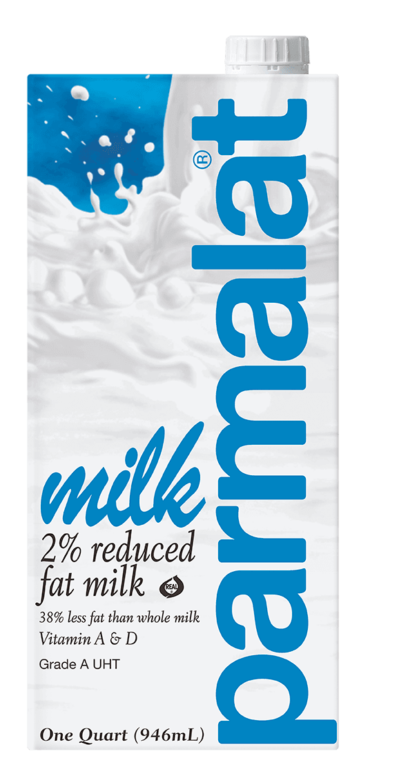 Parmalat 2 Percent Reduced Fat Milk, 2.15 Pound -- 12 Per Case