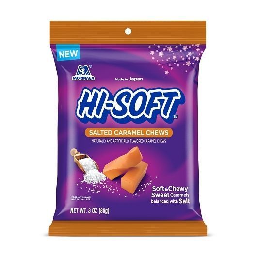Hi-soft Salted Caramel Chews, 3 Ounce -- 6 Per Case