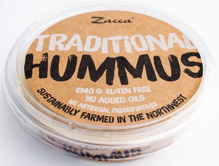 Zacca Traditional Hummus, 10 Ounce Container -- 6 Per Case