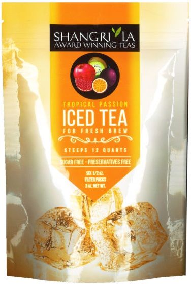 Shangri La Tropical Passion Iced Tea, 6 Count -- 12 Per Case