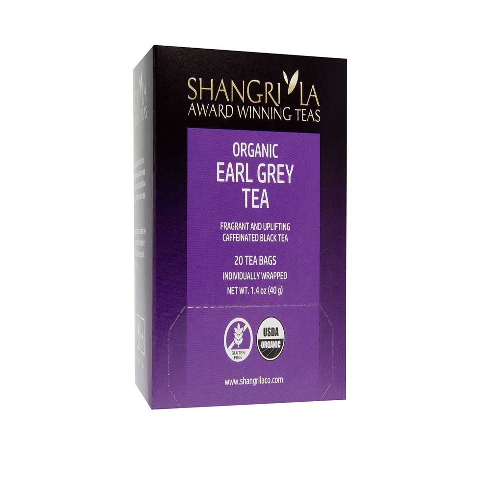 Shangri La Organic Earl Grey, 20 Count -- 6 Per Case