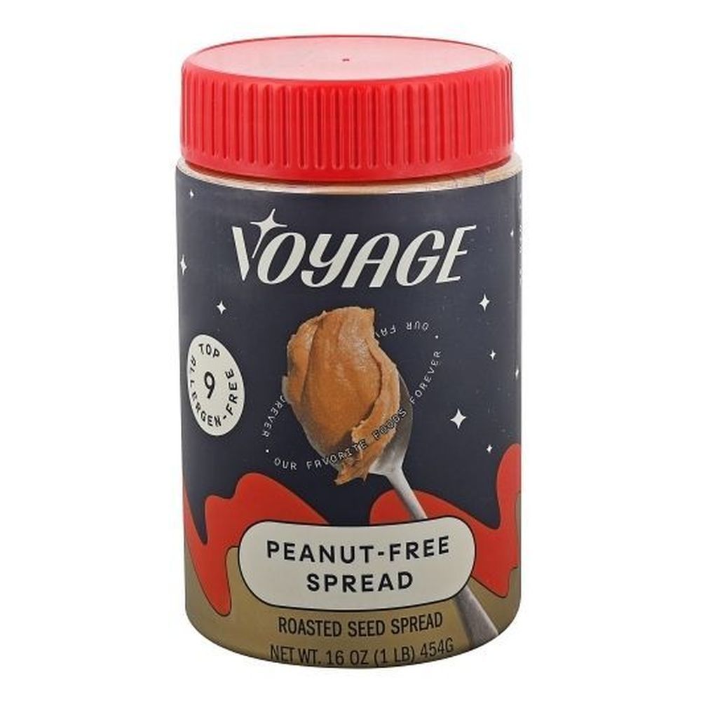 Voyage Foods Peanut Free Spread, 16 Ounce Jar -- 8 Per Case