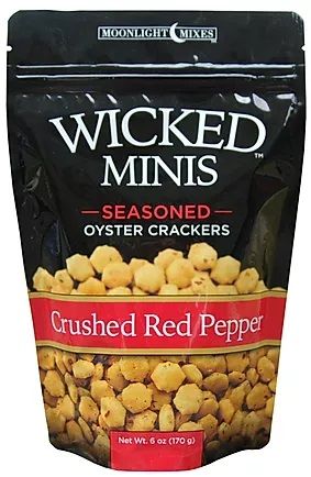 Wicked Mix Minis Crushed Red Pepper Seasoned Oyster Crackers, 6 Ounce -- 6 Per Case