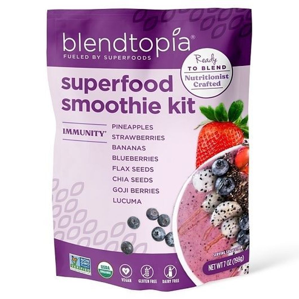 Blendtopia Immunity Smoothie Kit, 7 Ounce -- 6 Per Case