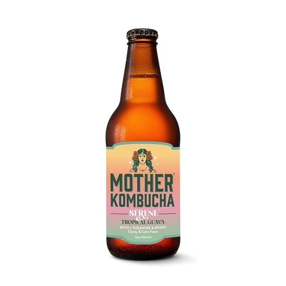 Mother Serene Tropical Guava Kombucha, 12 Ounce -- 6 Per Case