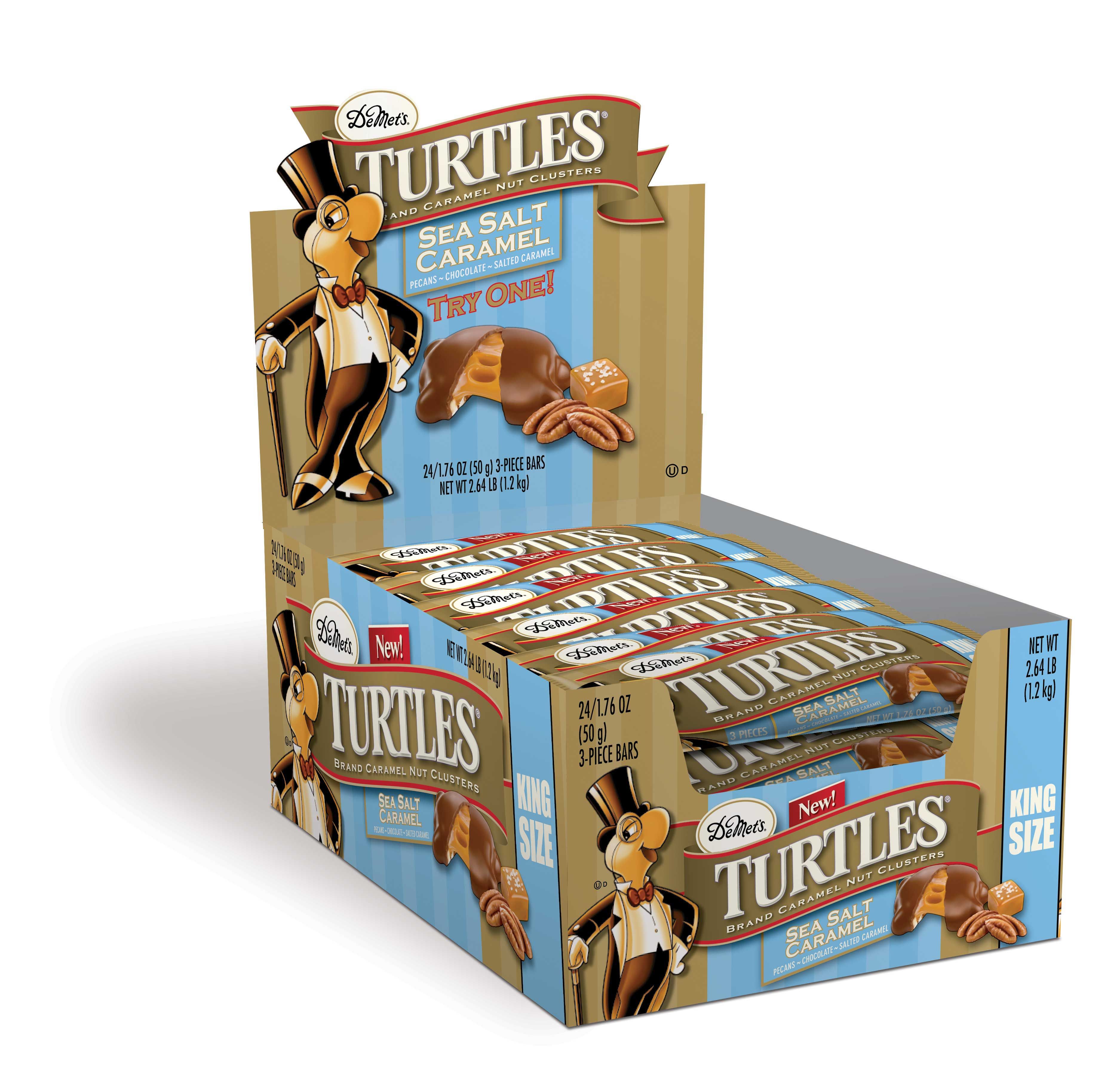 Turtles Sea Salt Caramel King Size Bar, 1.76 Ounce -- 144 Per Case