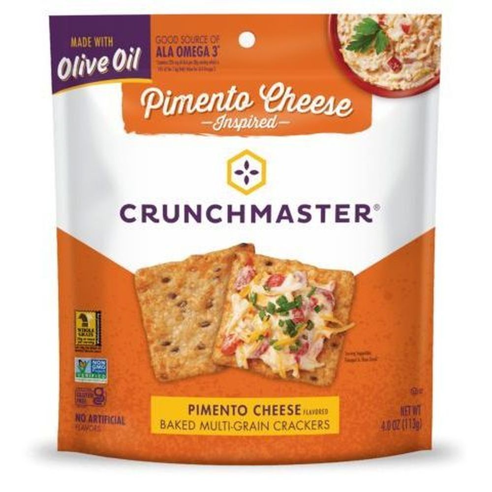Crunchmaster Pimento Cheese Flavored Cracker, 4 Ounce -- 12 Per Case