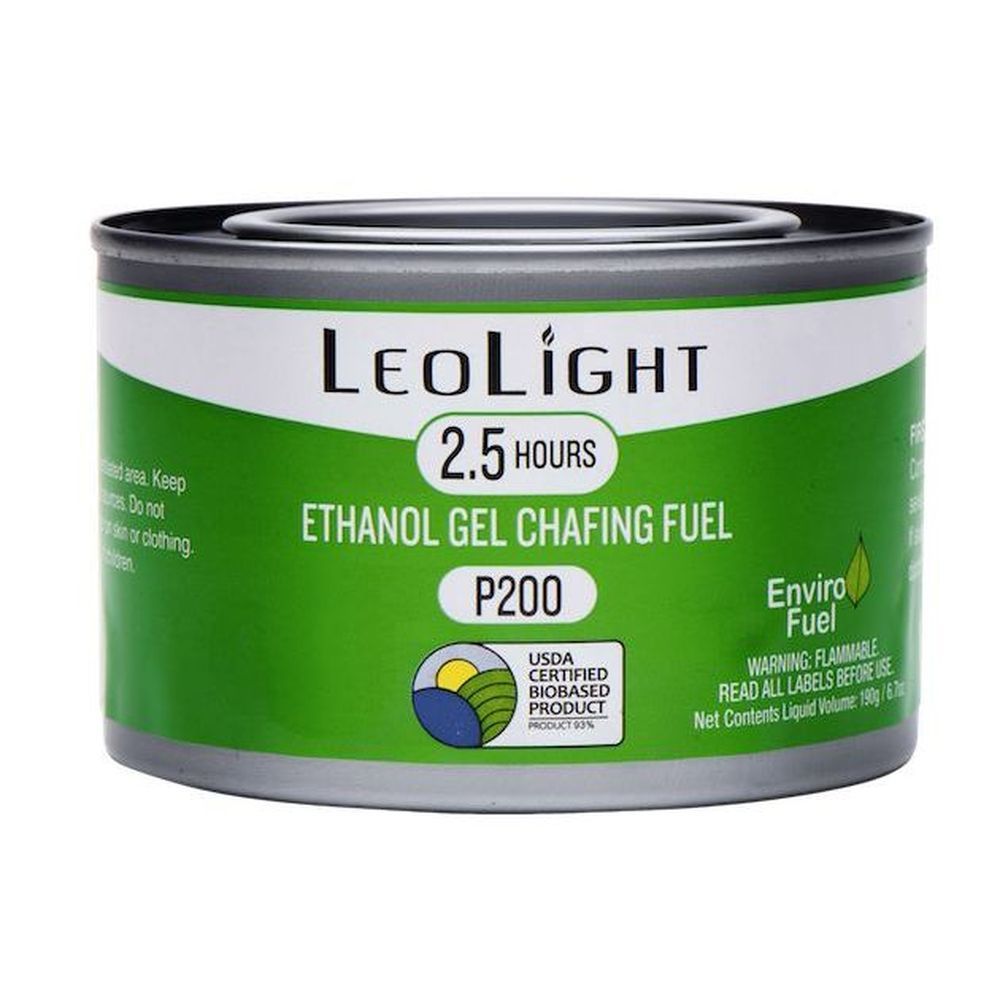 Pico Leolight 2 Hour Envirofuel Green Ethanol Gel Chafing Fuel -- 72 Per Case