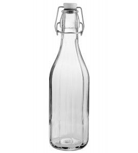 Arcoroc Paneled Swing Top Bottle -- 12 Per Case