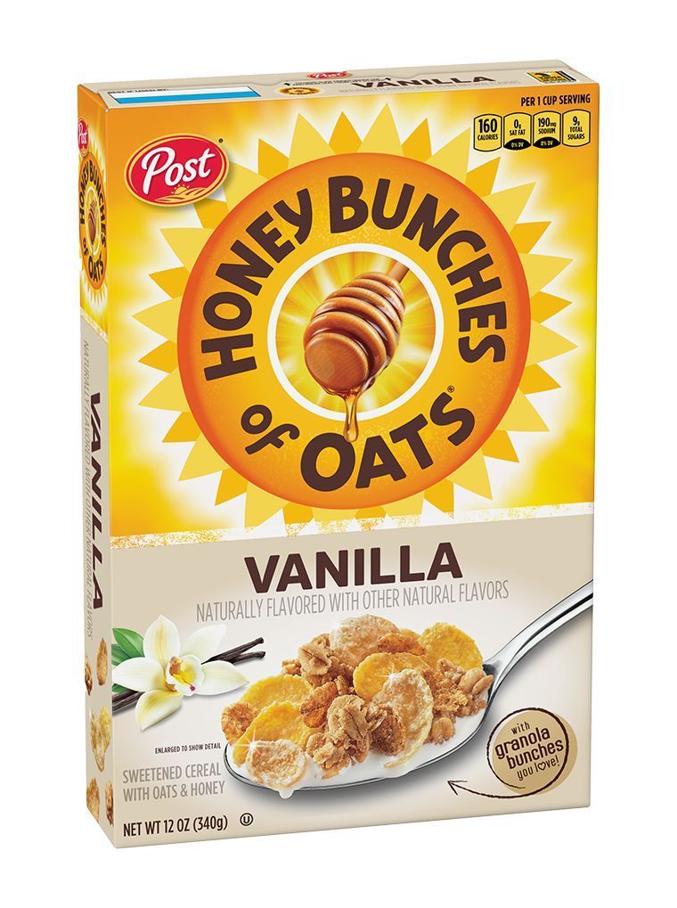 Honey Bunches Of Oats Vanilla Cereal, 12 Ounce -- 12 Per Case