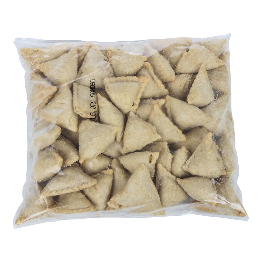 Monsoon Kitchens Large Vegetable Samosa, 4 Pound -- 2 Per Case