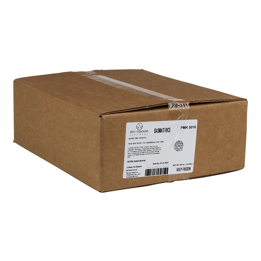 Monsoon Kitchens Basmati Rice, 3 Pound -- 4 Per Case