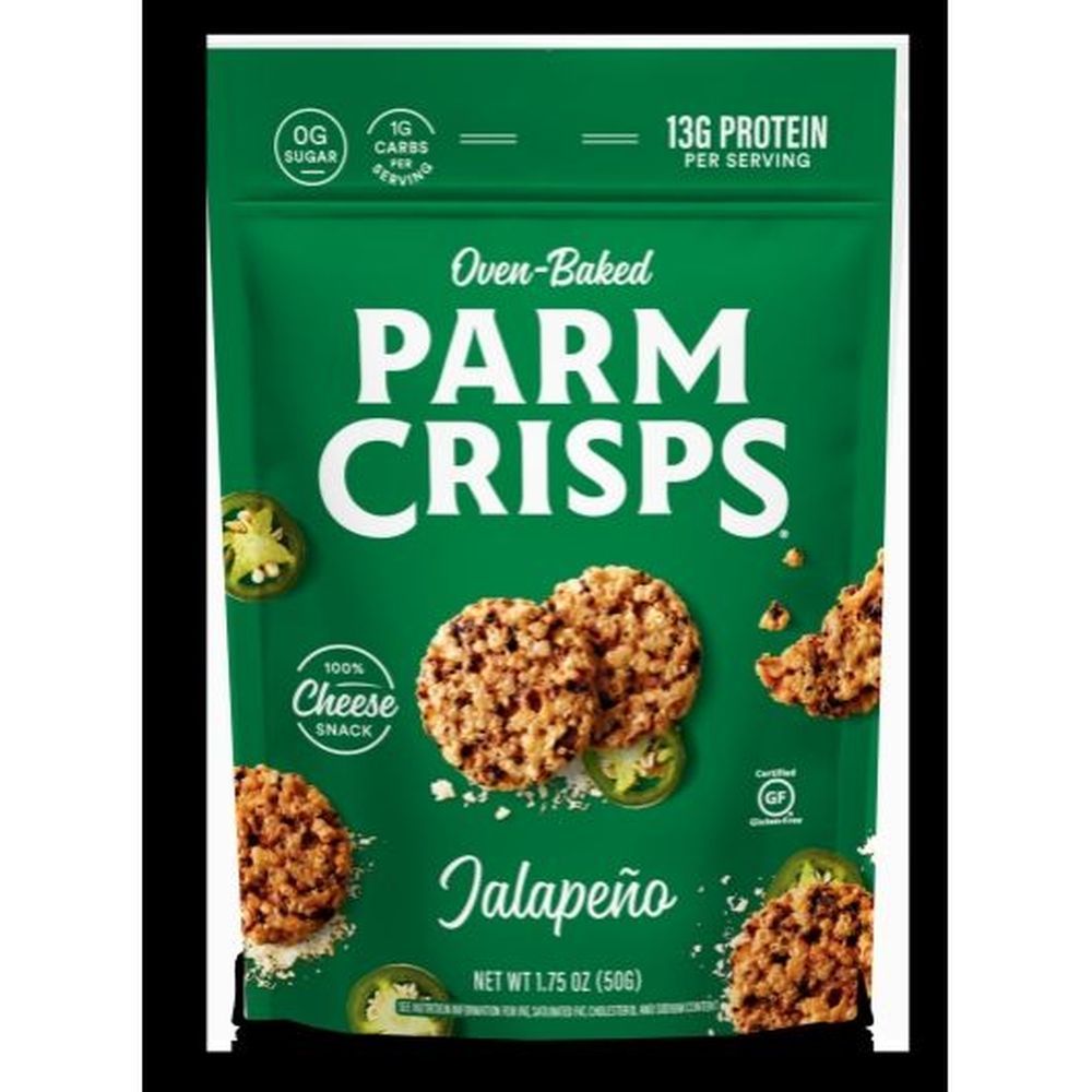 Parmcrisps Jalapeno Cheese Snacks, 1.75 Ounce -- 12 Per Case