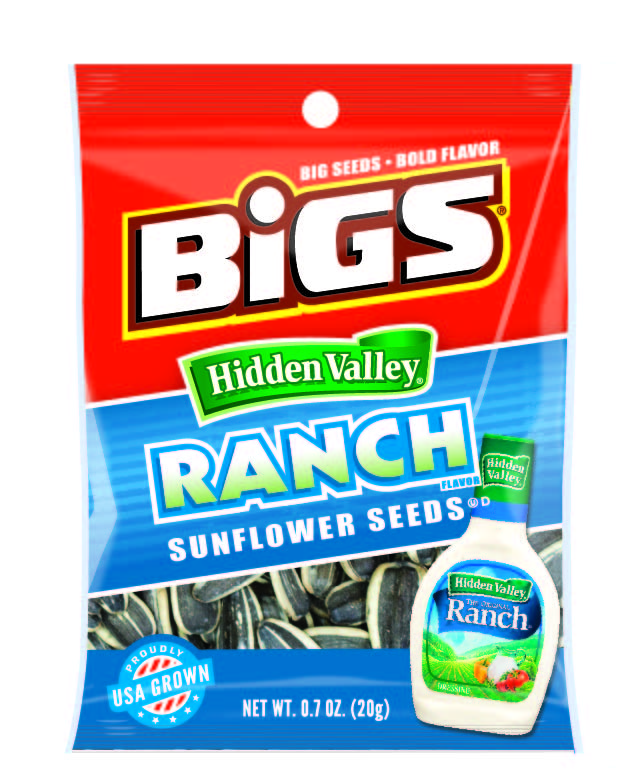 Bigs Hidden Valley Ranch Sunflower Seeds, 5.35 Ounce -- 48 Per Case