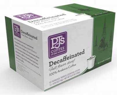 Pj's Coffee Of New Orleans Decaf Viennese Blend Single Serve Coffee, 12 Count -- 6 Per Case