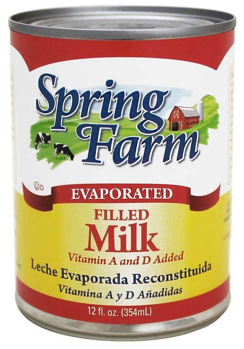 Spring Farm Filled Evaporated Milk, 12 Fluid Ounce -- 24 Per Case