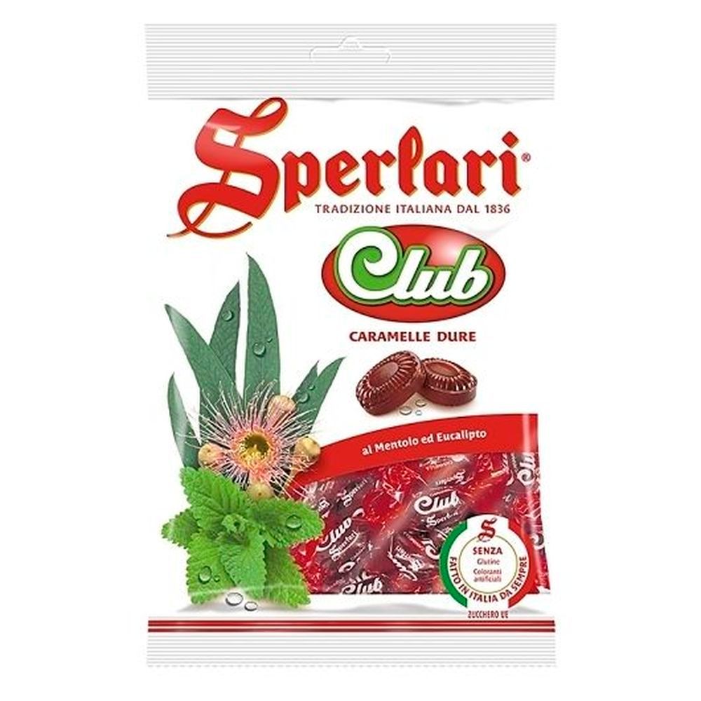 Sperlari Club Menthol And Eucalyptus Hard Candy, 6.8 Ounce -- 18 Per Case