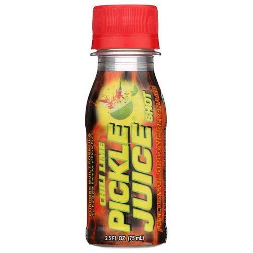 Pickle Juice Essential Chili Lime Extra Strength Pickle Juice Shot, 2.5 Fluid Ounce -- 12 Per Case