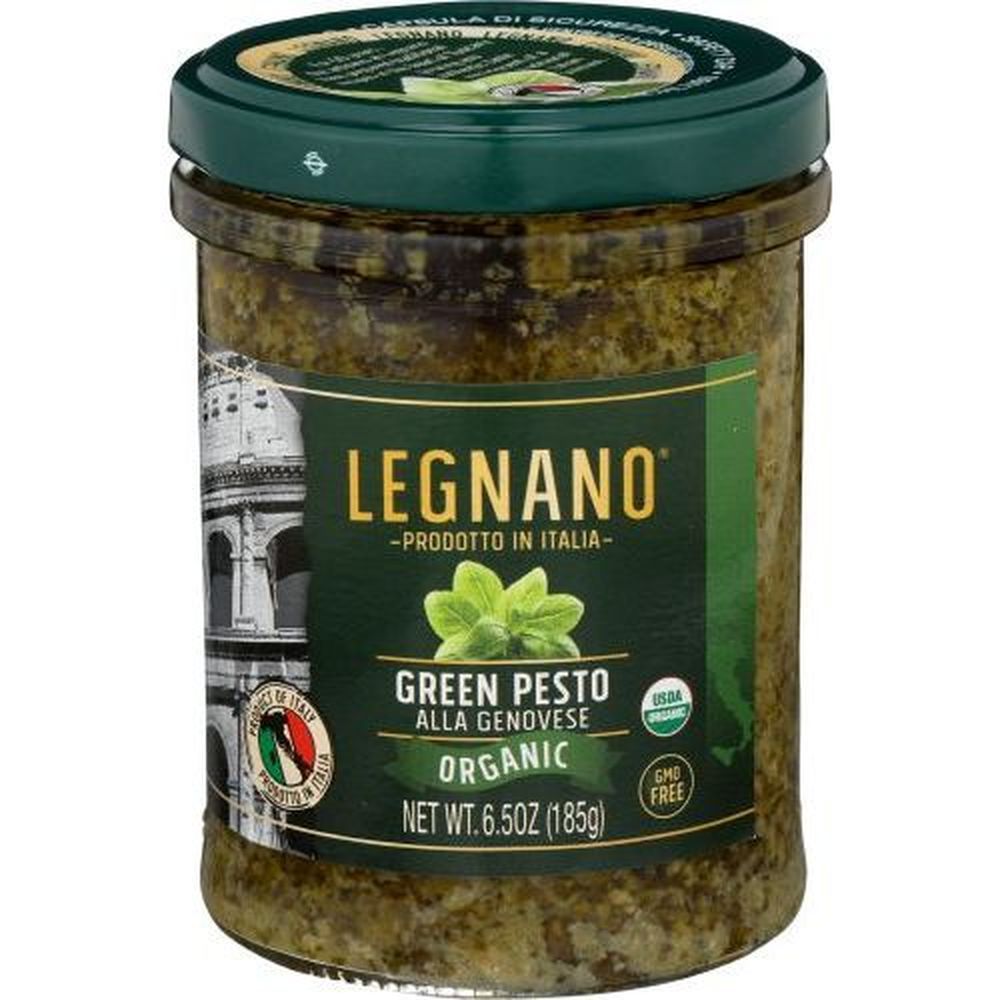 Legnano Organic Genovese Green Pesto Sauce, 6.5 Ounce -- 6 Per Case