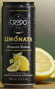 Fonti Di Crodo Sparkling Limonata, 11.2 Fluid Ounce -- 24 Per Case