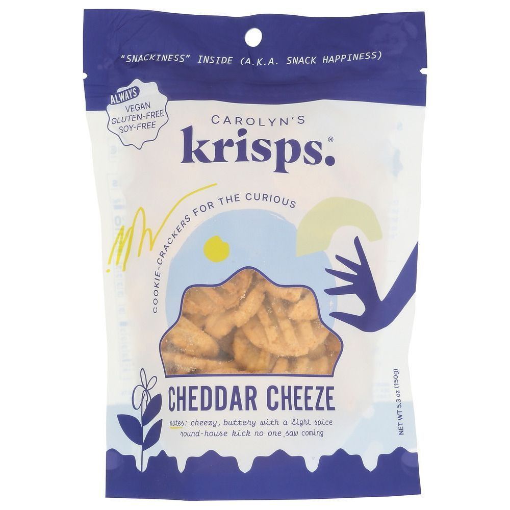 Carolyns Krisps Cheddar Cheezy Krisps, 5.3 Ounce -- 6 Per Case
