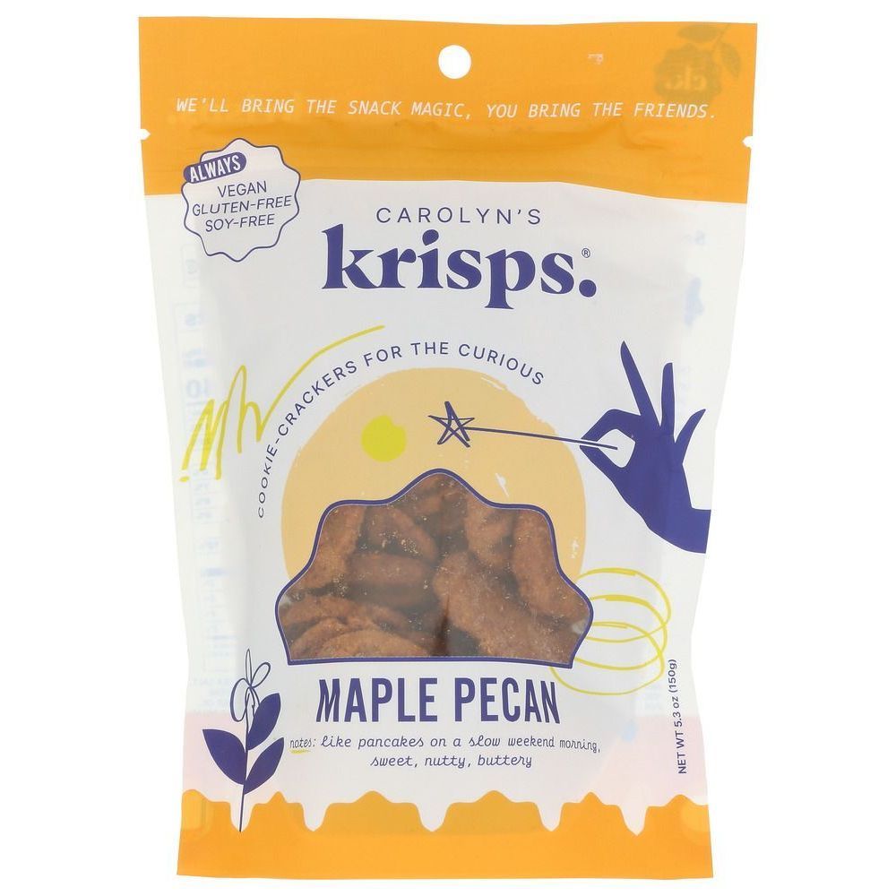 Carolyns Krisps Maple Pecan Krisps, 5.3 Ounce -- 6 Per Case