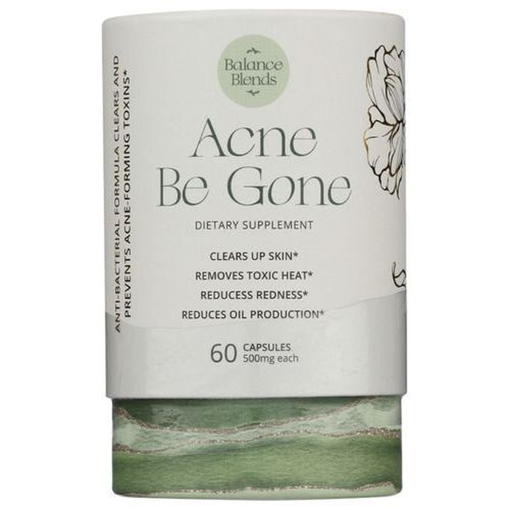 Balance Blends Acne Be Gone Capsules, 60 Count