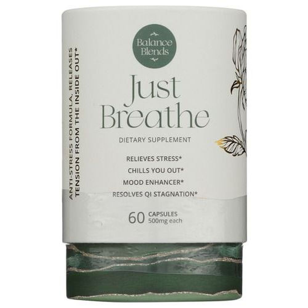 Balance Blends Calm Just Breathe Capsules, 60 Count