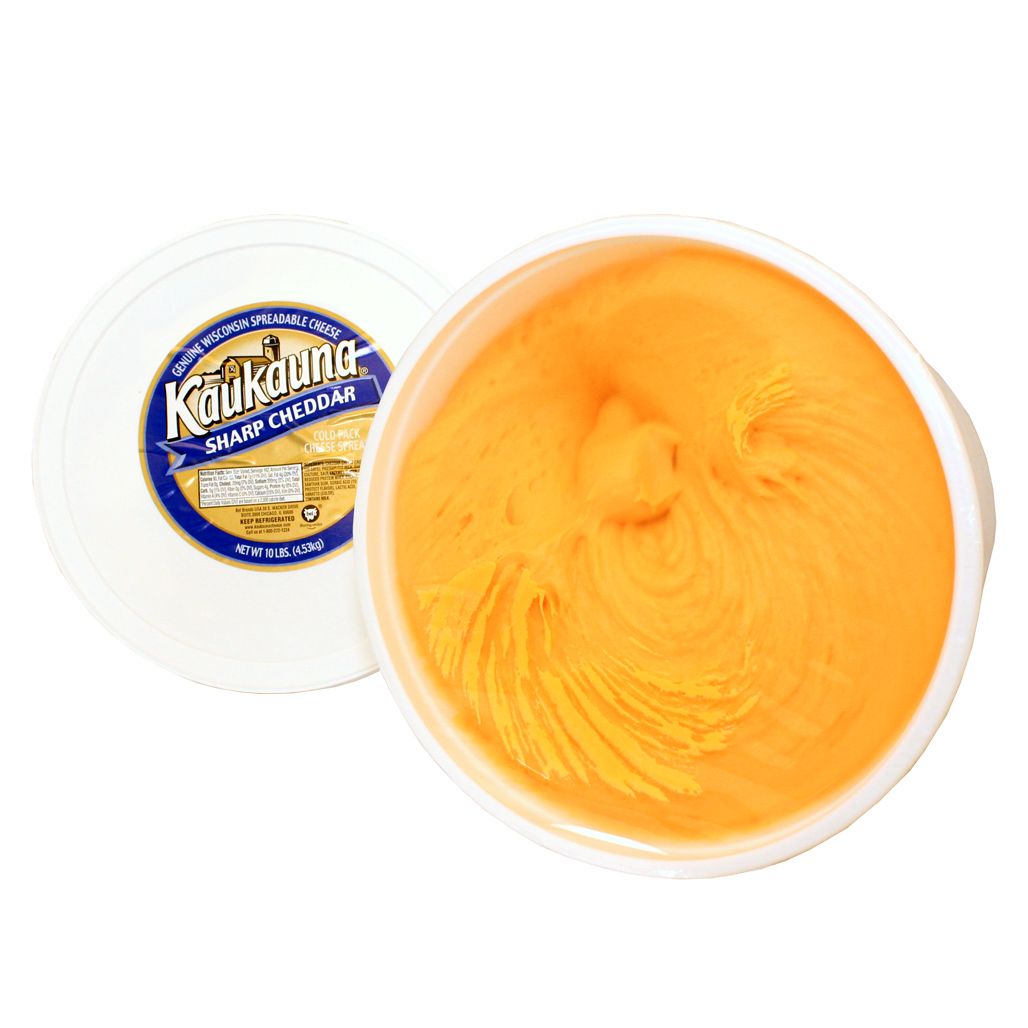 Kaukauna Sharp Cheddar Cheese Spread, 10 Pound -- 1 Each