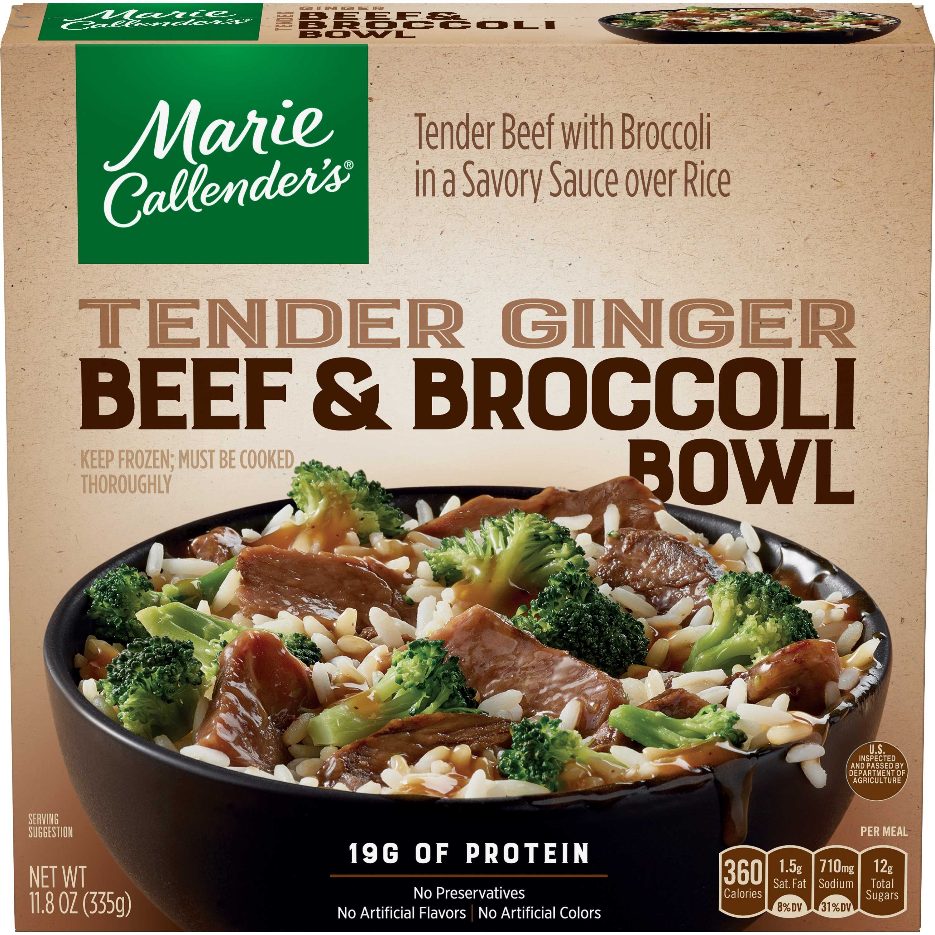Marie Callender's Beef And Broccoli Bowl, 11.8 Ounce -- 8 Per Case