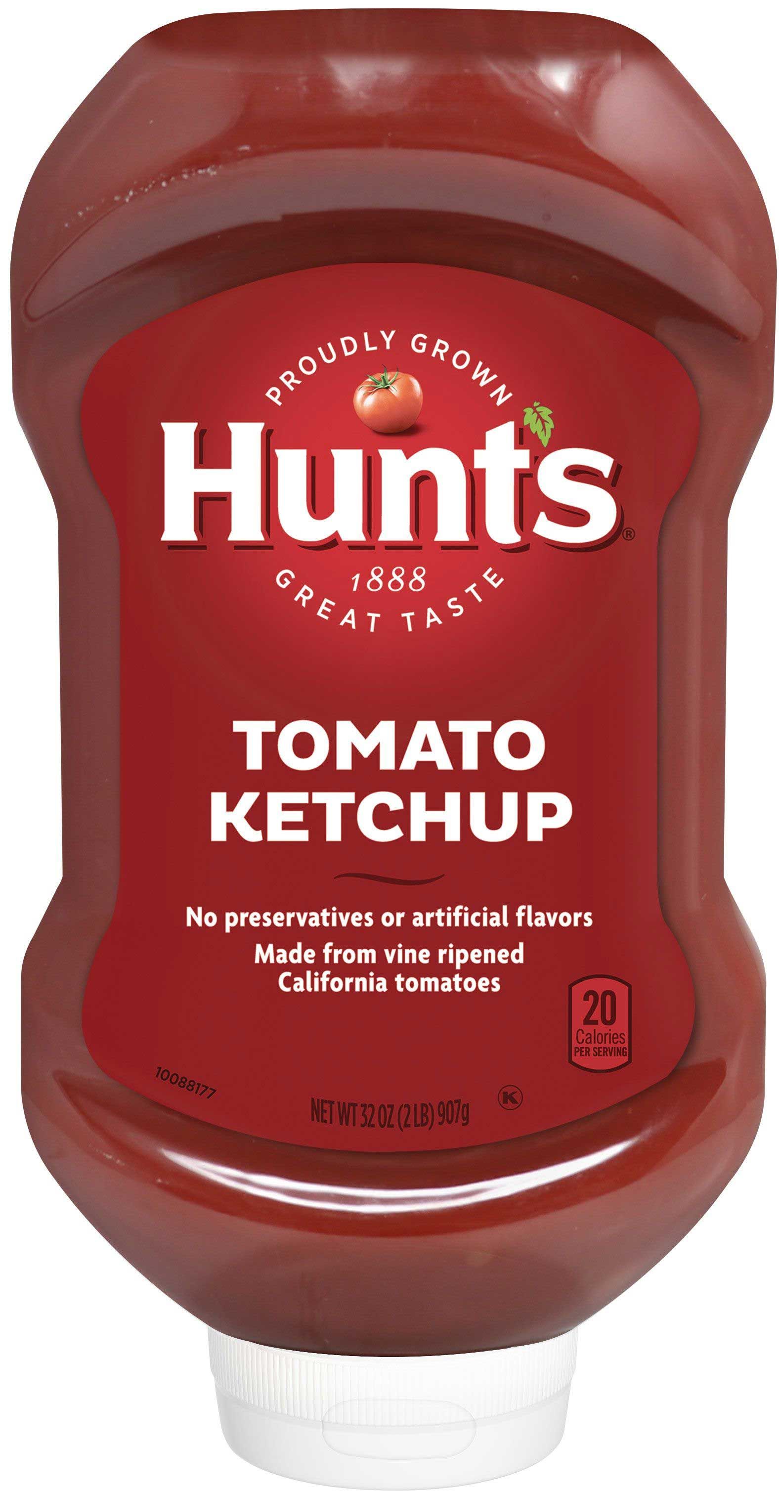 Hunt's Tomato Ketchup, 32 Ounce Squeeze Bottle -- 12 Per Case