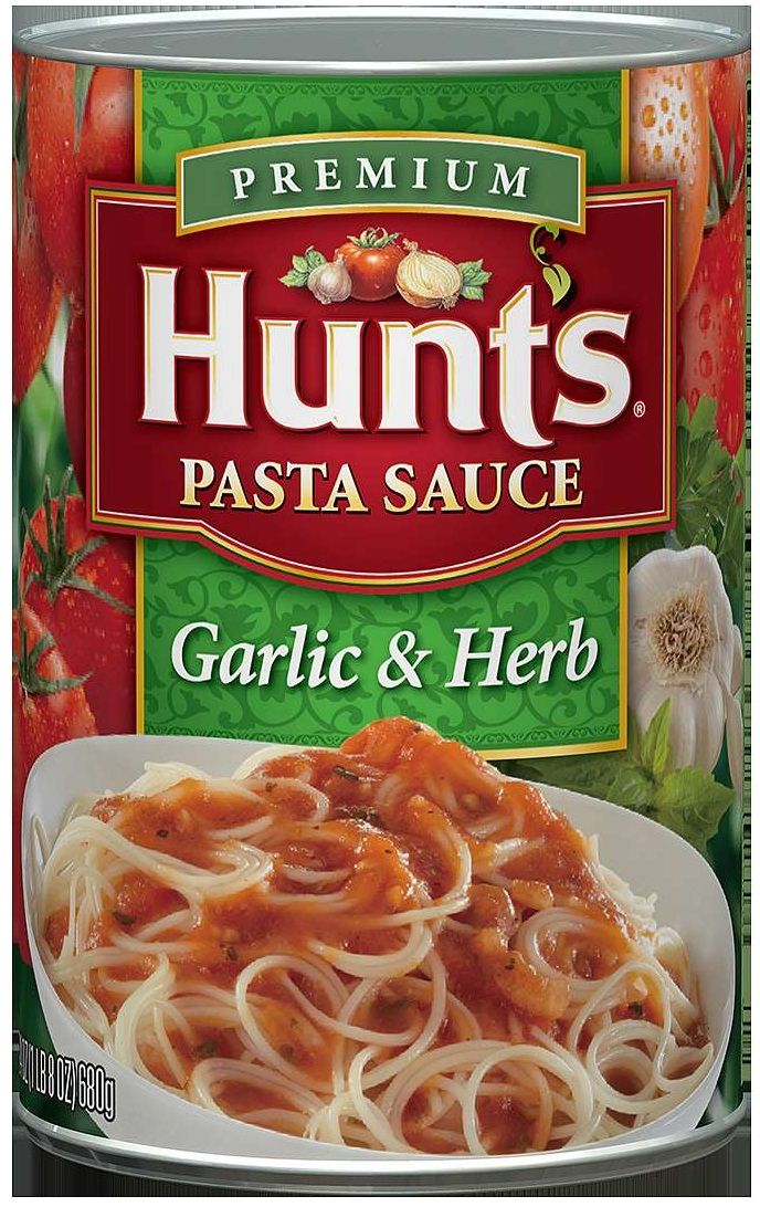 Hunt's Garlic And Herb Spaghetti Pasta Sauce, 24 Ounce -- 12 Per Case