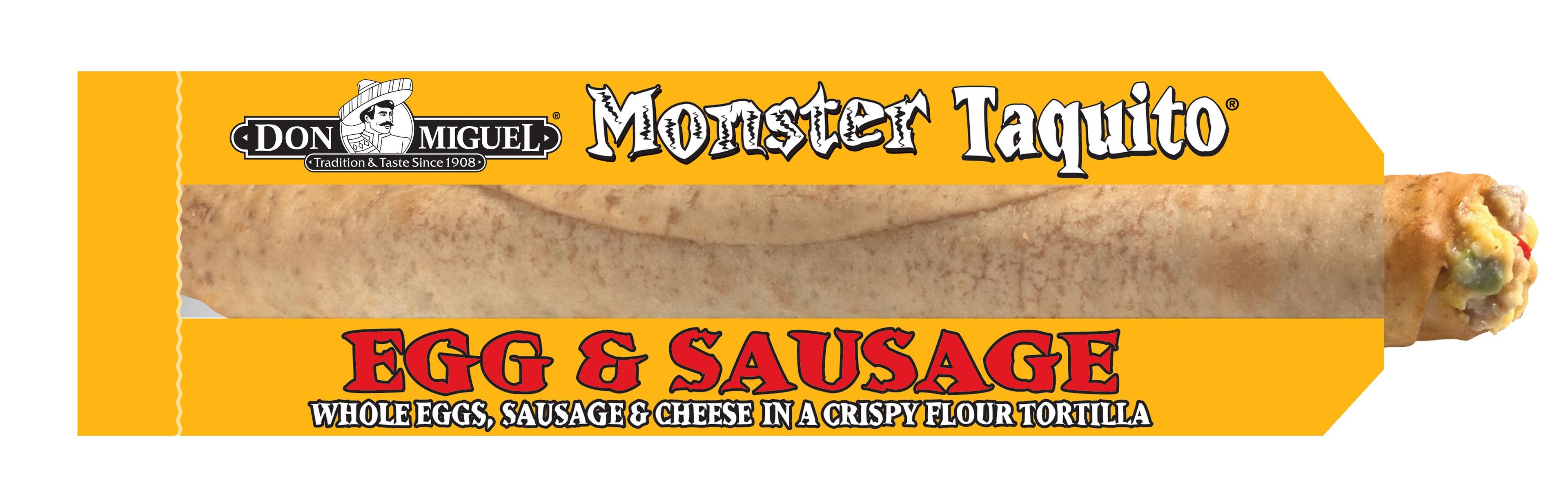 Don Miguel Egg And Sausage Taquito, 4 Ounce -- 24 Per Case